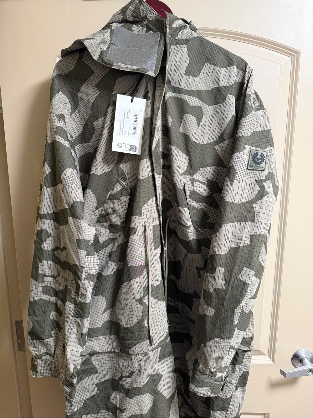 New Belstaff Men’s Canopy Camo Parka Large MSRP $725